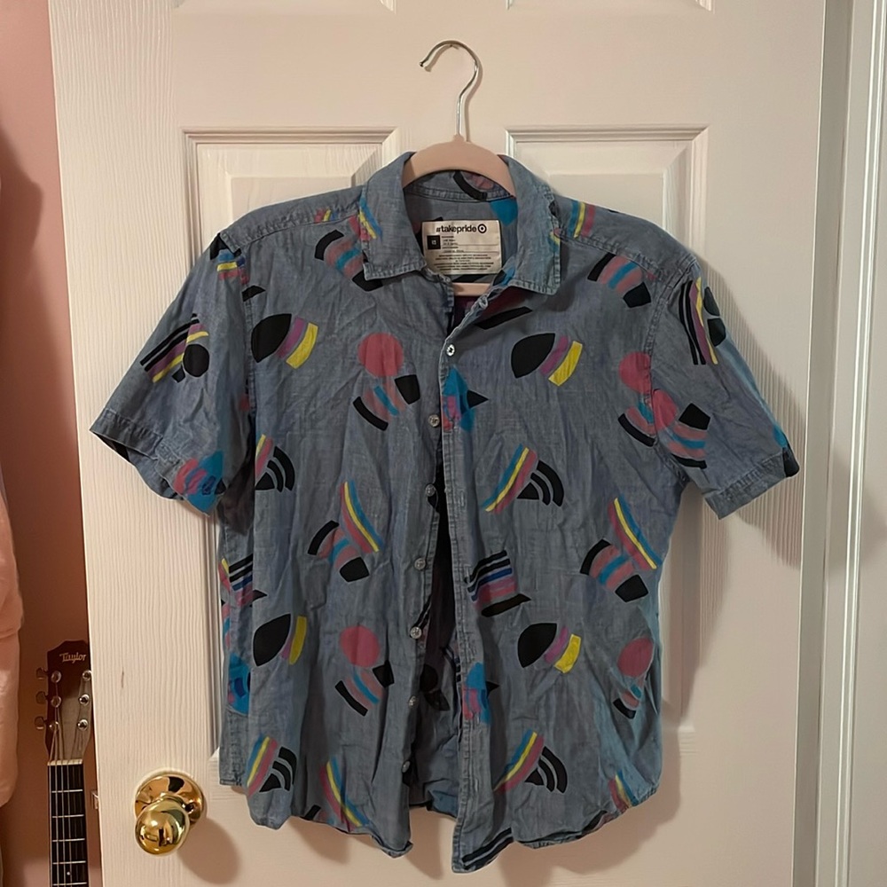 Target Shortsleeve Button-Up Shirt